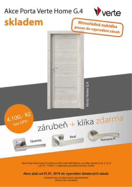 Akce skladem – Invado, Verte, Porta DOORS Akce skladem – Invado, Verte, Porta DOORS