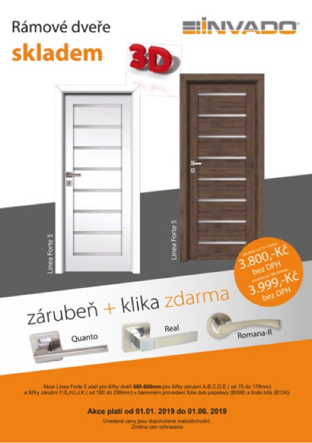 Akce skladem – Invado, Verte, Porta DOORS Akce skladem – Invado, Verte, Porta DOORS