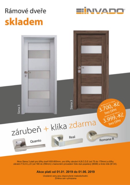 Akce skladem – Invado, Verte, Porta DOORS Akce skladem – Invado, Verte, Porta DOORS