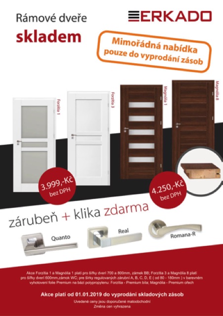 Akce skladem – Invado, Verte, Porta DOORS Akce skladem – Invado, Verte, Porta DOORS
