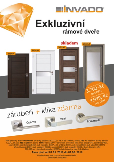 Akce komplety dveře 2019 – Invado Akce komplety dveře 2019 – Invado