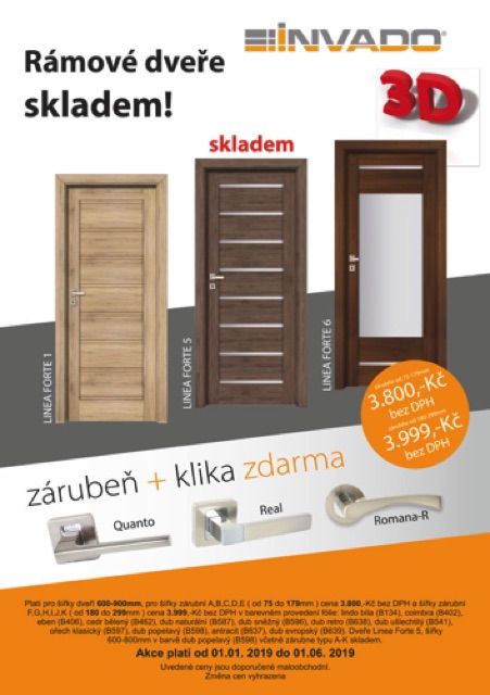 Akce komplety dveře 2019 – Invado Akce komplety dveře 2019 – Invado