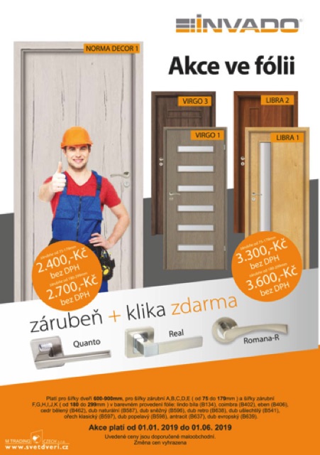 Akce komplety dveře 2019 – Invado Akce komplety dveře 2019 – Invado