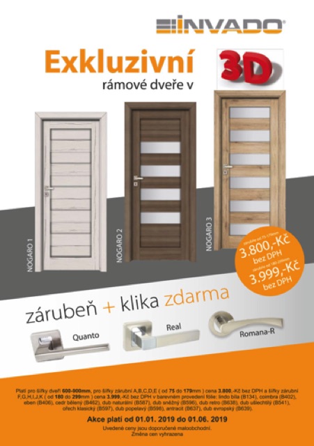 Akce komplety dveře 2019 – Invado Akce komplety dveře 2019 – Invado